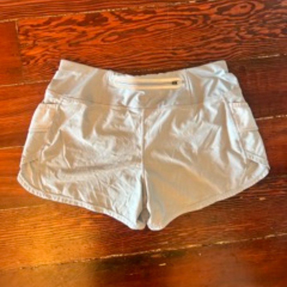 Athleta Ready Set Shorts Lined Gray Size Small Running Shorts